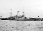 Norwegian coastal defense ship Tordenskjold at Kiel, Germany, 1940