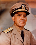 Portrait of Vice Admiral Daniel Barbey, 23 Jul 1945