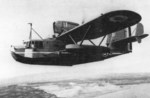 French 130 flying boat in flight, circa 1930s