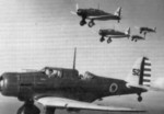 A-17 aircraft of USAAC 74th Attack Squadron in flight over Panama Canal Zone, 1939