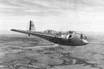 B-10B bomber in flight, circa early- to mid-1935