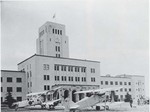 B2M (left) and another aircraft at rest before the main building of Tokyo Institute of Technology, Meguro, Tokyo, Japan, 17 Jan 1940; seen in the publication 