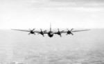 B-32 Dominator bomber in flight, 1945