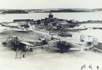 British PB2Y Coronado aircraft of RAF Transport and Ferry Commands at rest at RAF Darrell