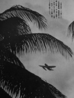 E14Y floatplane in flight somewhere in the South Pacific, 1941-1943