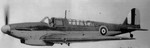 Fulmar Mk I carrier fighter in flight, 1940, photo 1 of 2