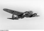 German He 111 bombers of Kampfgeschwader 1 in flight, France, summer 1940, photo 2 of 3