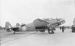 Hudson Mk IV bomber with experimental gear at Boscombe Down, Wiltshire, England, United Kingdom, 1940s