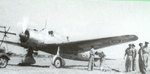 Royal Thai Air Force Ki-30 aircraft resting at an airfield, Thailand, circa Sep-Dec 1945