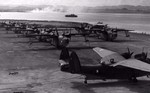 PBM-3C Mariner aircraft of US Navy patrol squadron VP-203 at Naval Air Station Isla Grande, San Juan, Puerto Rico, 12 Mar 1943