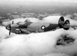 US Army B-34 bomber in flight, 4 Sep 1942