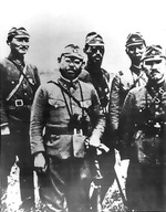 Japanese officers at the Aleutian Islands, US Territory of Alaska, circa 1942-1943