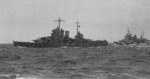 USS Wichita and HMS London escorting Allied convoy PQ-17, Jun 1942