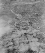 Aerial view of Tokyo, Japan, early 1945