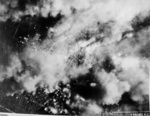 Oita, Japan under aerial attack, Jul 1945