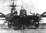 B-25 Mitchell bombers aboard USS Hornet, Apr 1942, photo 1 of 9