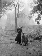 Refugees in Enghien, Belgium, May 1940