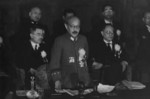 Hideki Tojo speaking at the Greater East Asia Conference, Tokyo, Japan, 5 Nov 1943, photo 2 of 2