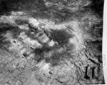 Aerial photo of Nagasaki, Japan after atomic bombing, mid-Aug 1945