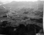 Aerial photo of Nagasaki, Japan after atomic bombing, mid-Aug 1945