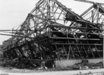 Destroyed industrial building, Nagasaki, Japan, mid-1946