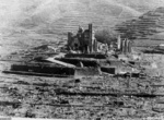 Remains of the Urakami Roman Catholic cathedral in Nagasaki, Japan, late 1945, photo 3 of 6