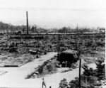 Hiroshima, Japan in ruins, 1945