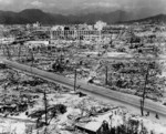 Hiroshima, Japan in ruins, 1945