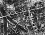 Aerial view of Hiroshima, Japan, Aug 1945