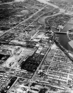 Hiroshima, Japan in ruins, 1945