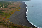 Beach used by the US invasion, Iwo Jima, Japan, 21 Mar 2015