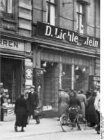 Destroyed Jewish shop in Magdeburg, Germany, 9 Nov 1938, photo 6 of 7