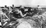 Chinese ZB vz. 26 machine gun crew at Lugou Bridge, Beiping, China, Jul 1937