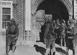 Japanese troops at barracks, possibly in Harbin, Songjiang Province, China, circa late 1931