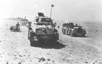 SdKfz 232 and other vehicles of 39th Tank Hunter Battalion of German 21st Panzer Division, Egypt, mid-1942