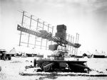 Three soldiers manning US Army 90th Coast Artillery