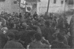 Japanese officers with Chinese civilians, Nanjing, China, 17 Dec 1937, photo 1 of 3