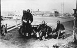 Danish soldiers with a 20mm Madsen light machine gun at a crossroads in Åbenrå, Denmark, 9 Apr 1940