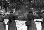 German troops executing Polish civilians at Bochnia, near Kraków, Poland, 18 Dec 1939