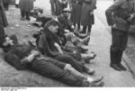 British prisoners of war, Saint-Nazaire, France, late Mar 1942