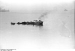 Wreckage of a motor launch, Saint-Nazaire, France, 28 Mar 1942, photo 1 of 3