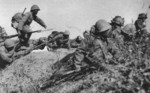 Troops of Japanese 18th Infantry Regiment at Dachang near Shanghai, China, Oct 1937, photo 2 of 2