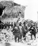 Japanese troops in the suburbs of Hankou (now part of Wuhan), Hubei Province, China, late Oct 1938