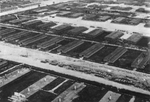 Aerial reconnaissance photograph of Majdanek Concentration Camp, Lublin, Poland, 24 Jun 1944