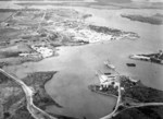 Pearl Harbor Naval Station, looking west, US Territory of Hawaii, circa 1918