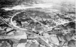 Taichu Airfield under attack by USS Ticonderoga carrier aircraft, Taichu (now Taichung), Taiwan, 3 Jan 1945, photo 1 of 3