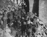 Japanese soldiers saluting a fallen comrade, Nanjing, China, mid-Dec 1937