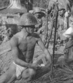 Japanese soldiers in China, circa late 1937 to early 1938