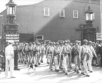 US Marines marching through Auckland, New Zealand, 1943