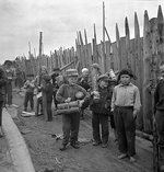 Russian children in an internment camp in eastern Karelia, Finland, 1943